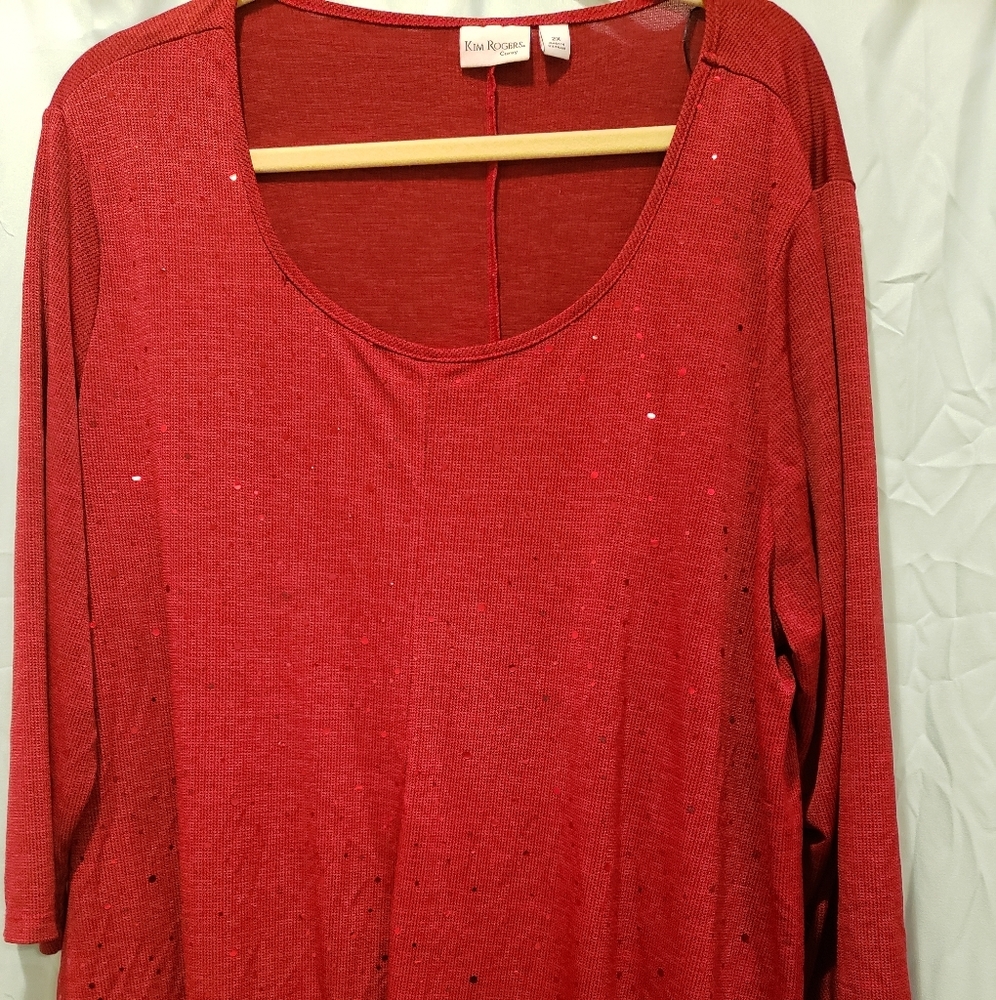 Plus-Kim Rogers Lightweight Sweater